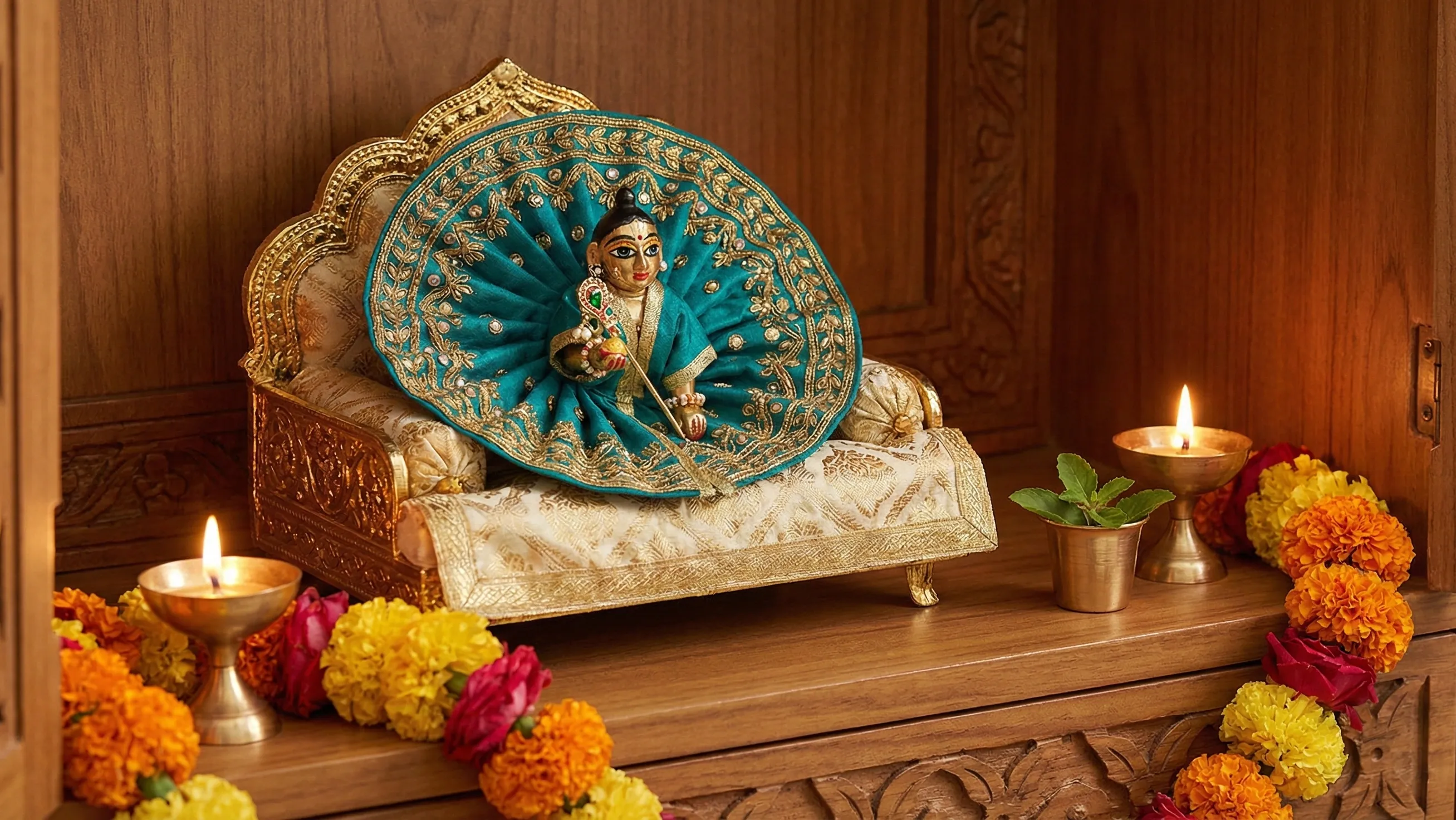 A Guide to Poshak Styles, Varieties and Altar Display Ideas for Your Laddu Gopal — Laddu Gopal poshak blog by Gopalji Fashion