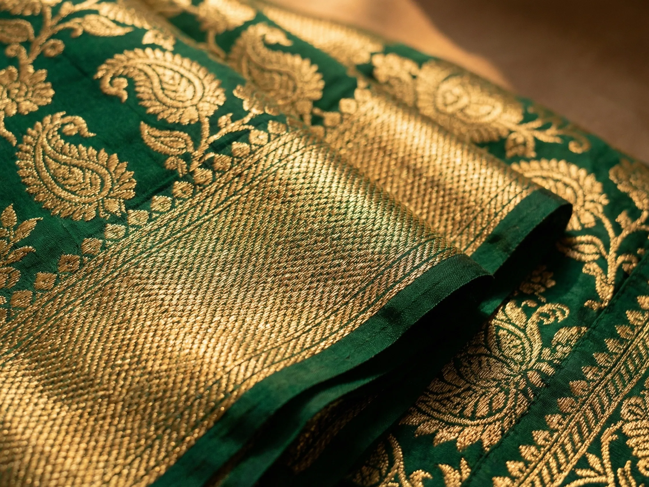 Brocade fabric for handcrafted Laddu Gopal poshak