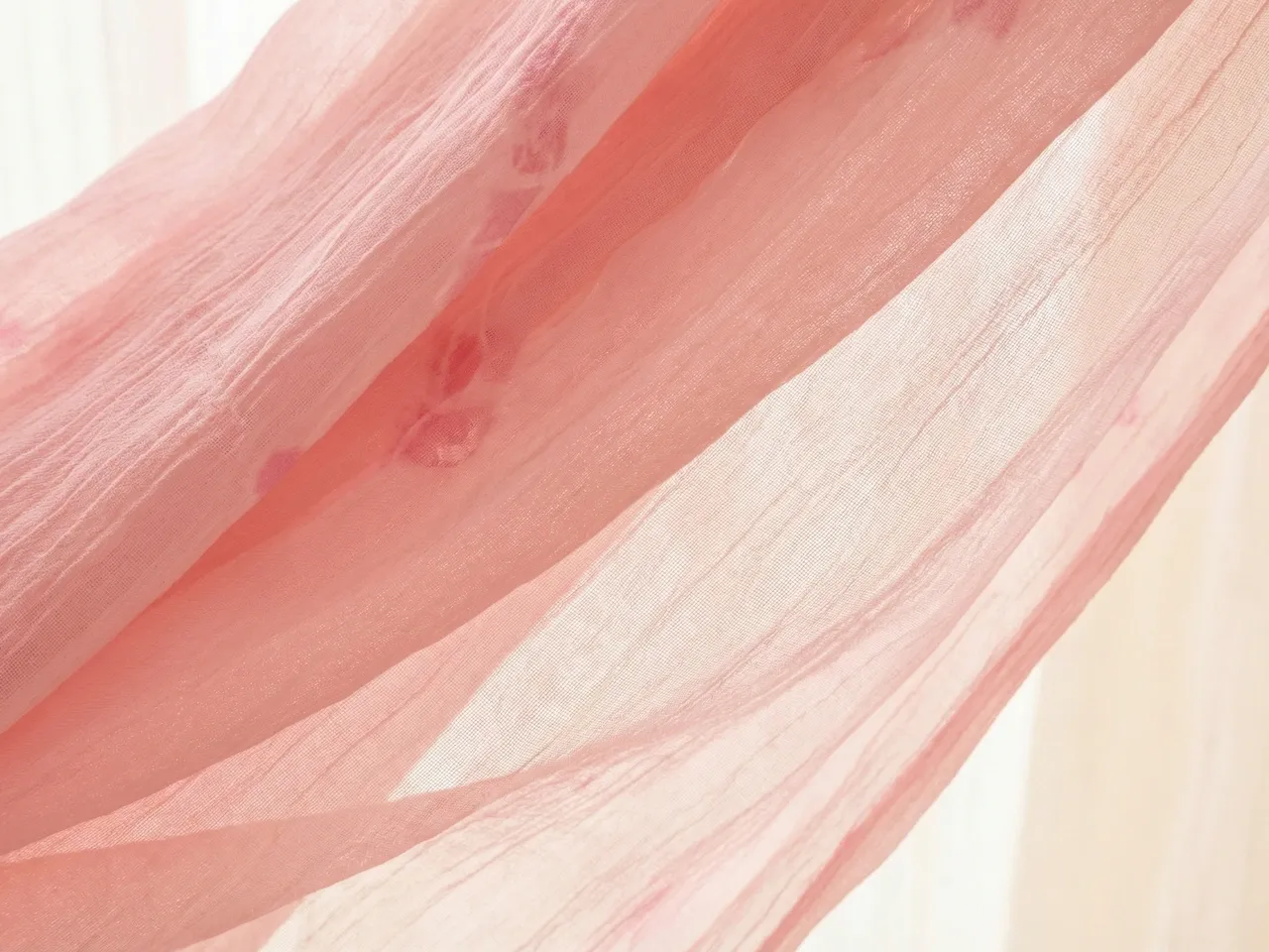 Georgette fabric texture used in handcrafted Laddu Gopal poshak