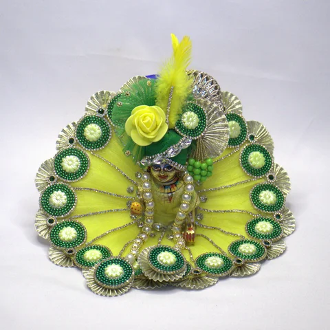 Lemon Green Net Shringar - Main