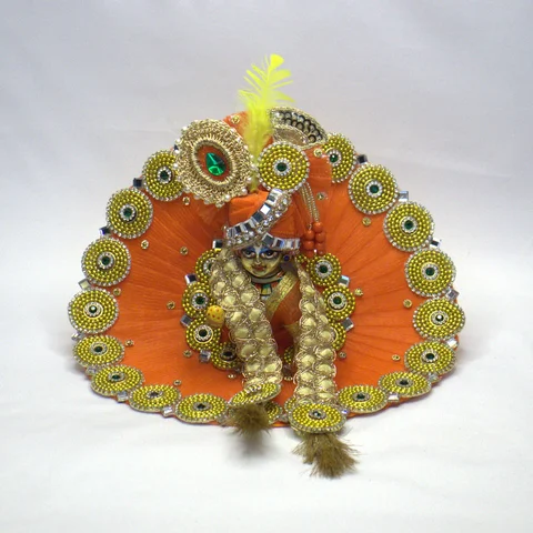 Orange Net Festive Shringar - Main