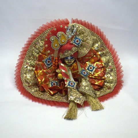 Red Net Sequin Embroidered - Main