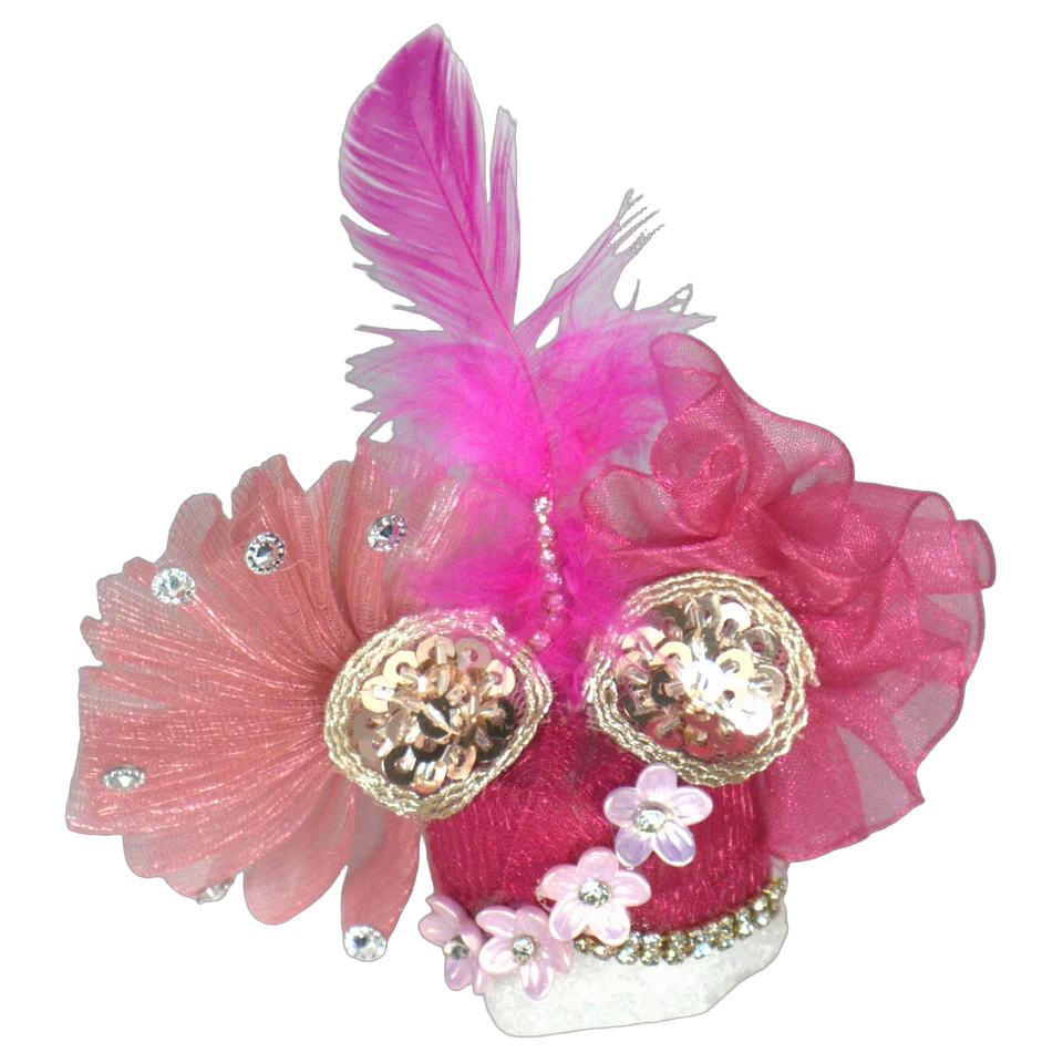 Magenta Net Rhinestone - Mukut