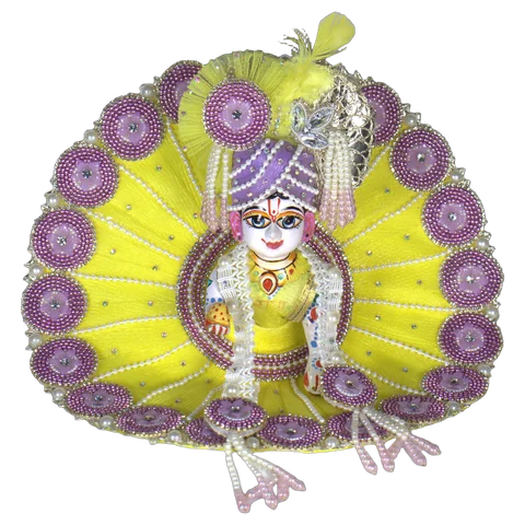 Lemon Yellow Net Pearl - Main
