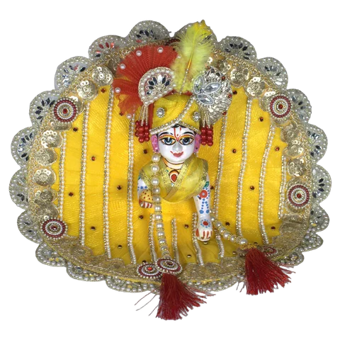 Yellow Net Mirror Pearl - Main
